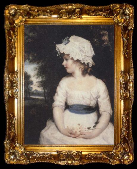 framed  Sir Joshua Reynolds Simplicity Dawson, ta009-2
